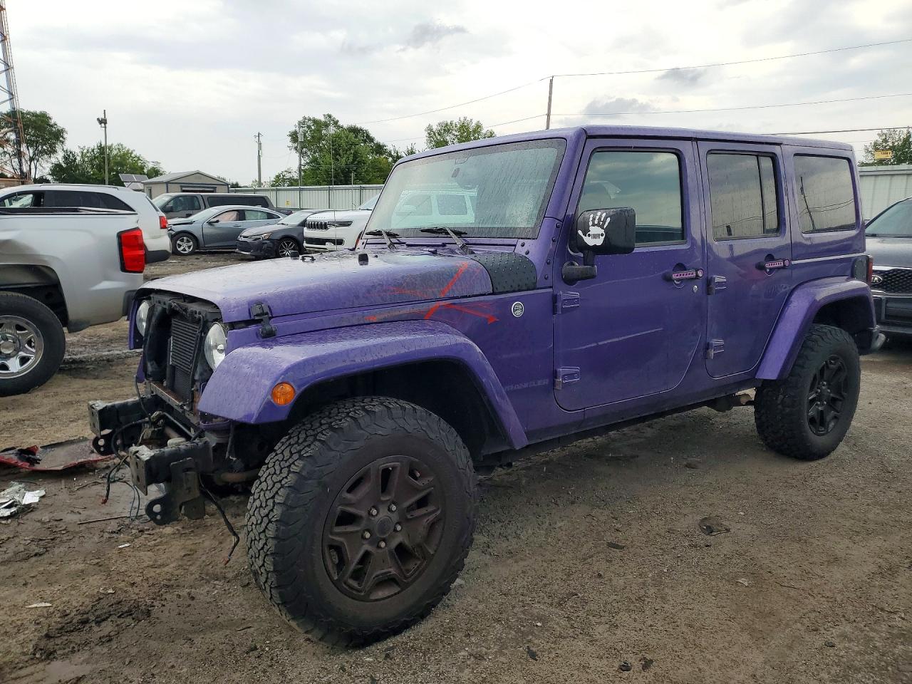 2016 JEEP WRANGLER SAHARA | 1C4BJWEG3GL214200 | UPCARS