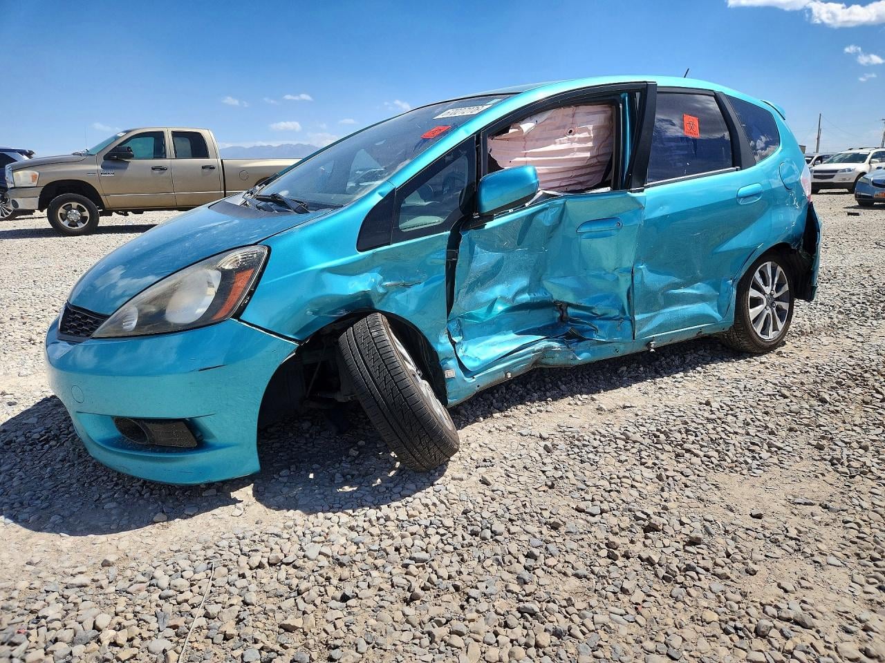2013 HONDA FIT SPORT | JHMGE8H55DC028717 | UPCARS