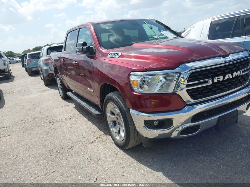 2022 RAM 1500 LONE STAR  4X2 5'7 BOX | 1C6RREFT4NN126908 | UPCARS