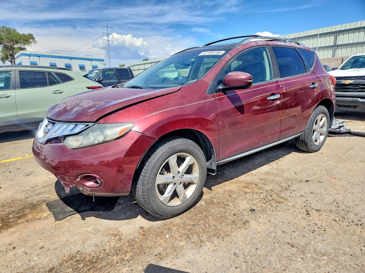 2009 NISSAN MURANO S | JN8AZ18U69W103705 | UPCARS