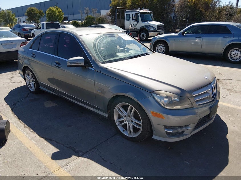 2012 MERCEDES-BENZ C 250 SPORT | WDDGF4HB1CR217878 | UPCARS