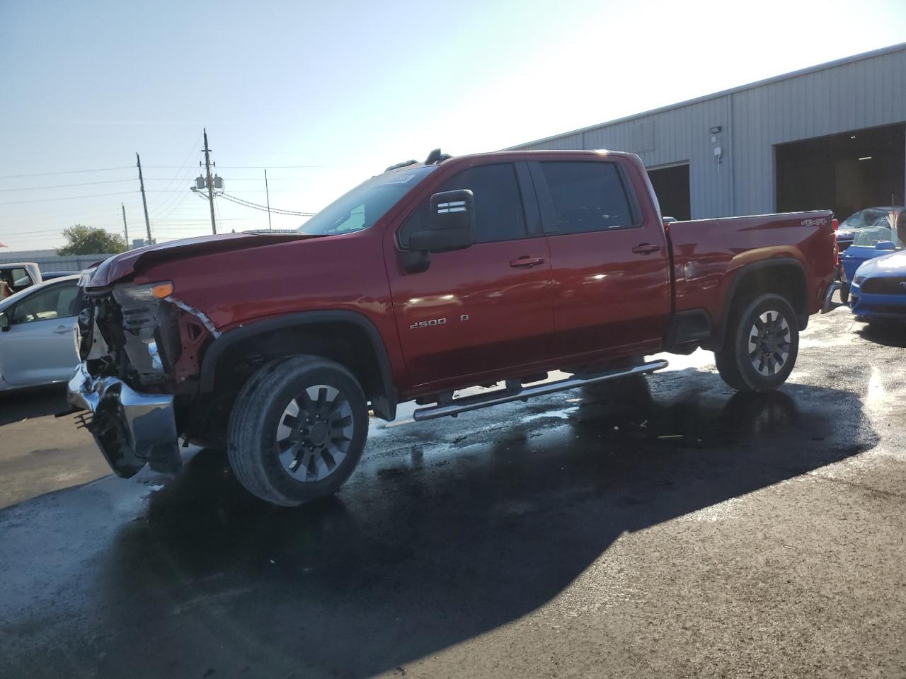 2022 CHEVROLET SILVERADO K2500 HEAVY DUTY LT | 1GC4YNEY1NF119122 | UPCARS