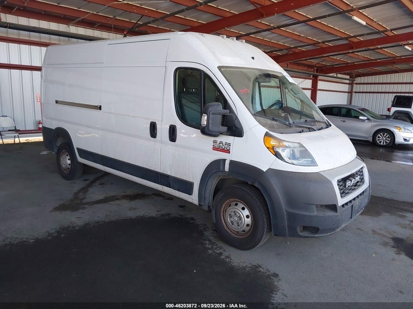 2021 RAM PROMASTER HIGH ROOF | 3C6LRVDG0ME500249 | UPCARS