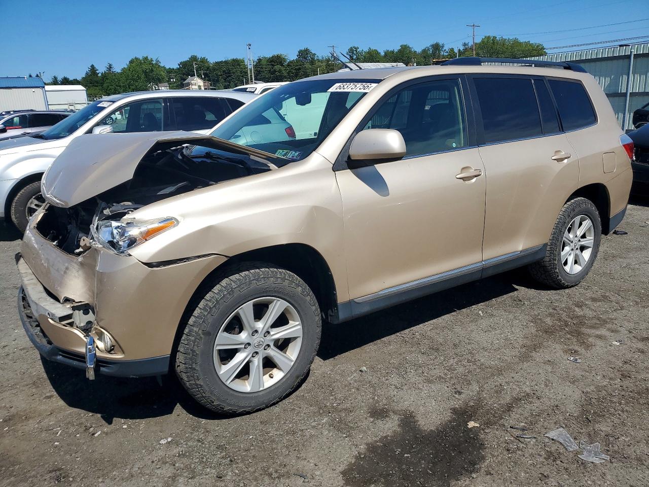2013 TOYOTA HIGHLANDER SE | 5TDBK3EH1DS222200 | UPCARS