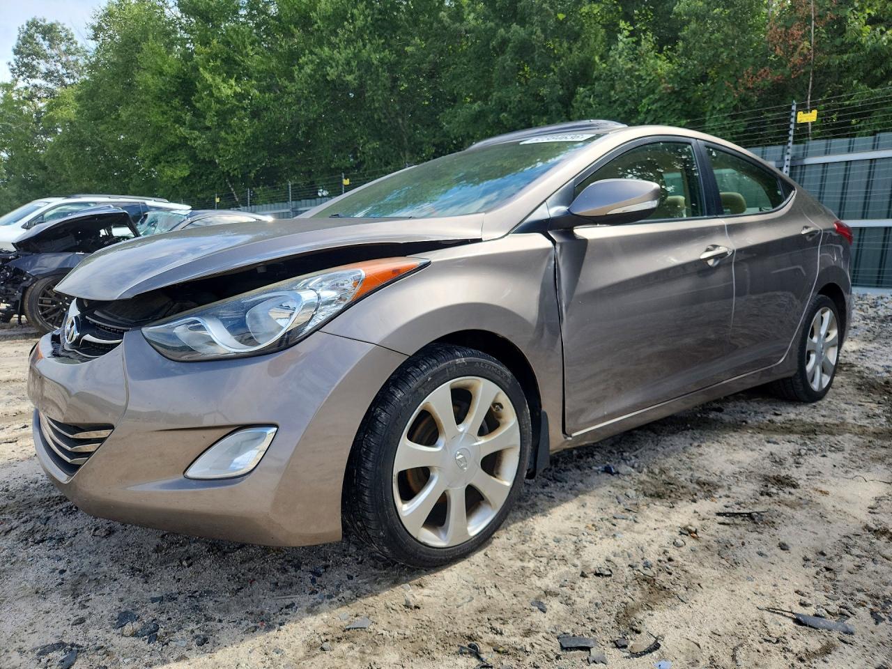 2012 HYUNDAI ELANTRA LIMITED | 5NPDH4AEXCH143976 | UPCARS