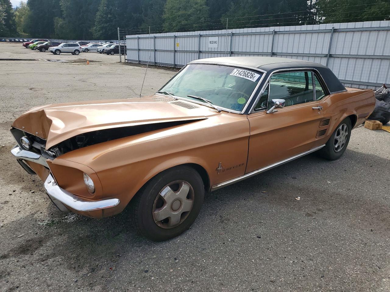 1967 FORD MUSTANG | 7R01A164001 | UPCARS