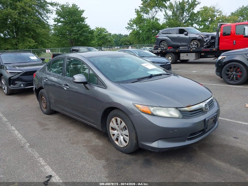 2012 HONDA CIVIC LX | 19XFB2F53CE331380 | UPCARS