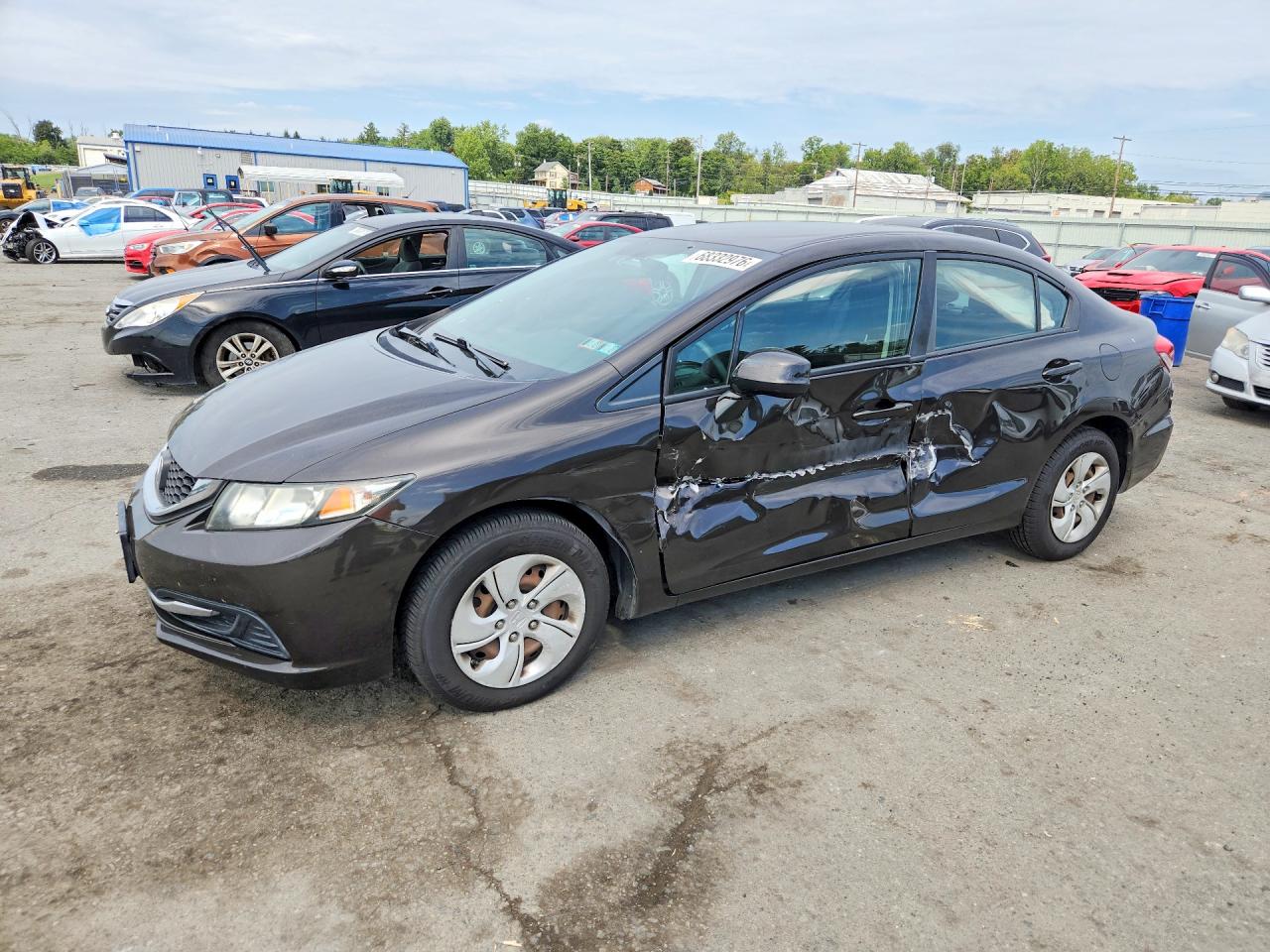 2013 HONDA CIVIC LX | 2HGFB2F52DH517564 | UPCARS