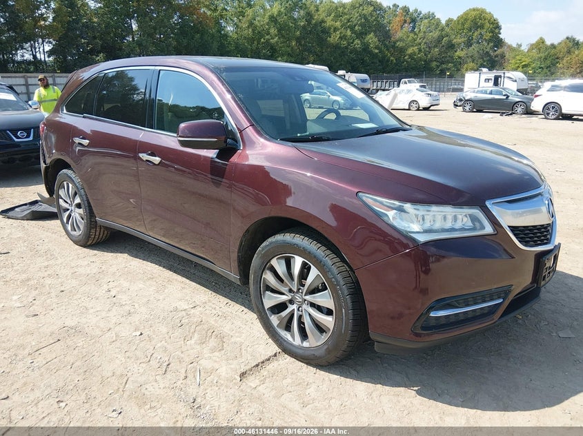 2014 ACURA MDX TECHNOLOGY PACKAGE | 5FRYD4H47EB033025 | UPCARS
