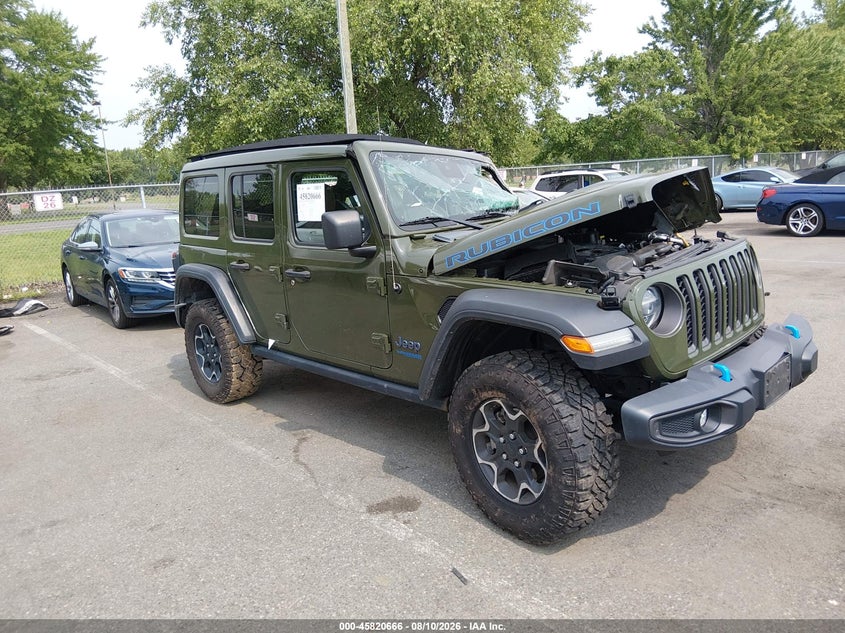 2022 JEEP WRANGLER 4XE UNLIMITED RUBICON 4X4 | 1C4JJXR66NW269500 | UPCARS