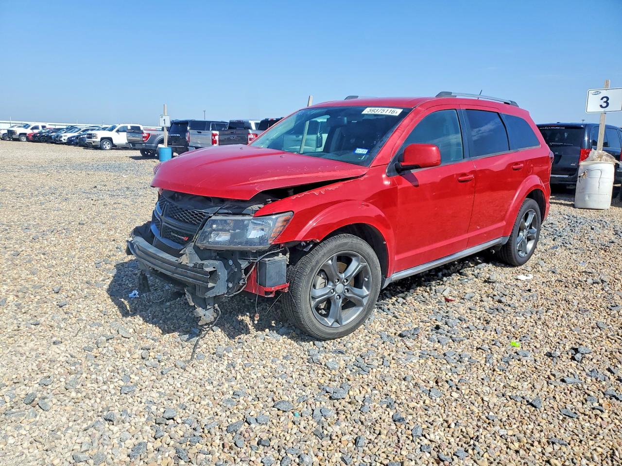 2014 DODGE JOURNEY CROSSROAD | 3C4PDDGG1ET262214 | UPCARS