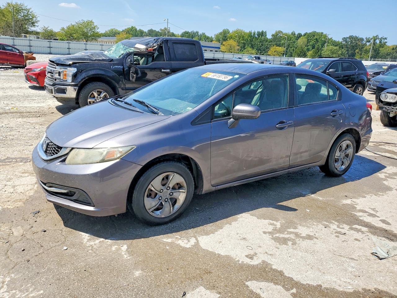 2014 HONDA CIVIC LX | 2HGFB2F54EH540359 | UPCARS