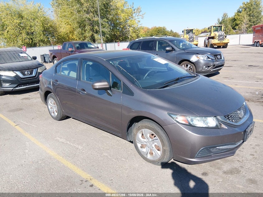 2014 HONDA CIVIC LX | 19XFB2F56EE265443 | UPCARS