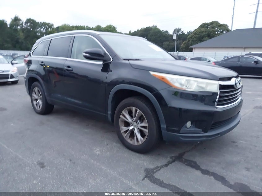 2015 TOYOTA HIGHLANDER XLE V6 | 5TDKKRFH8FS038277 | UPCARS