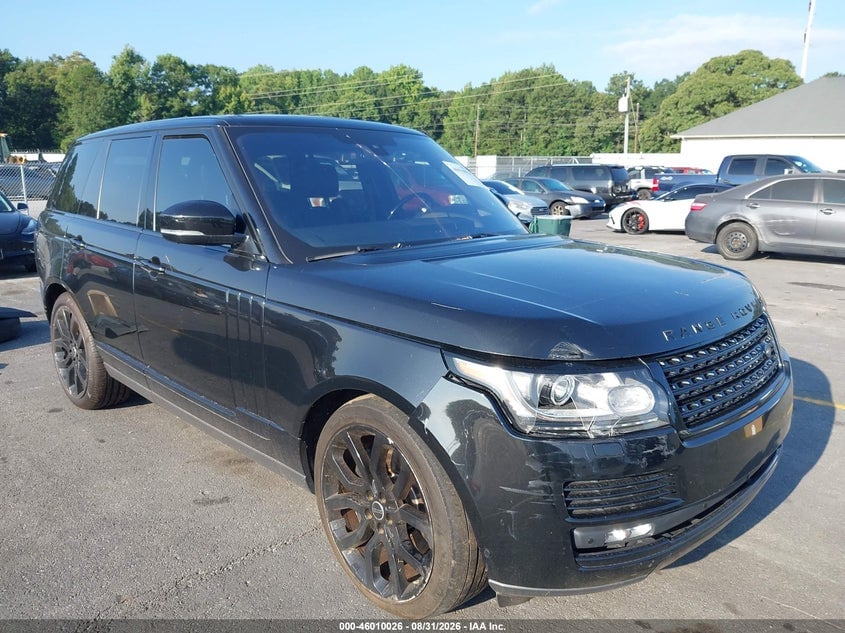 2016 LAND ROVER RANGE ROVER 3.0L V6 SUPERCHARGED HSE | SALGS2VF2GA257045 | UPCARS