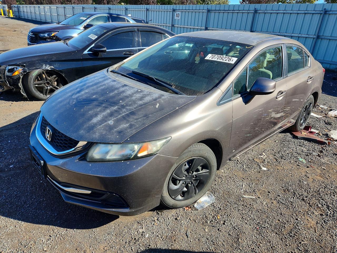 2013 HONDA CIVIC LX | 2HGFB2F5XDH590438 | UPCARS