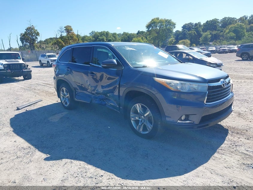 2014 TOYOTA HIGHLANDER LIMITED V6 | 5TDDKRFH1ES035180 | UPCARS