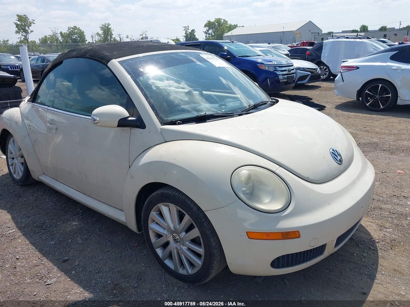 2008 VOLKSWAGEN NEW BEETLE SE | 3VWRF31Y78M404639 | UPCARS
