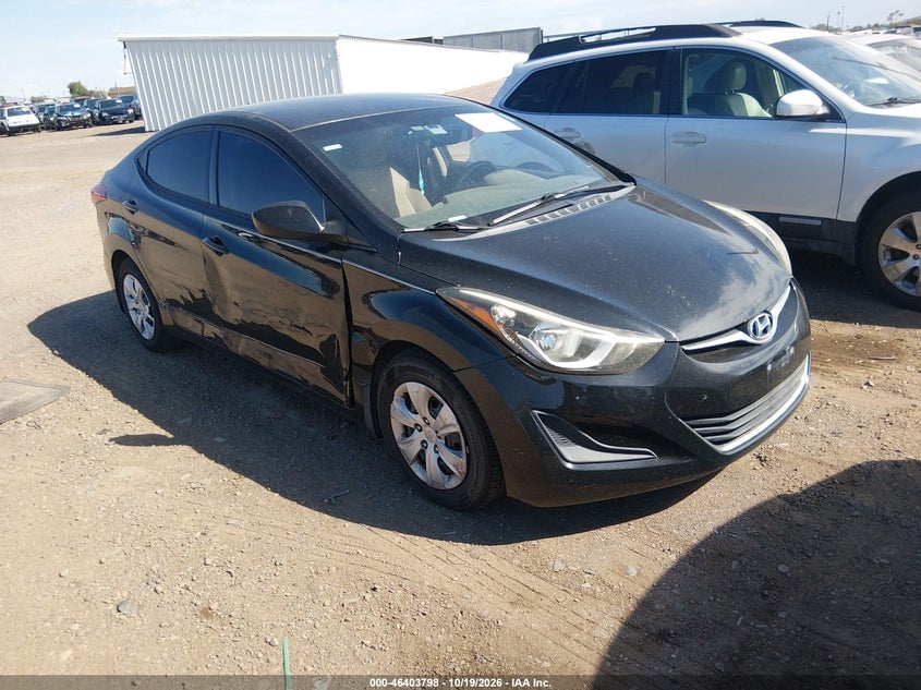 2016 HYUNDAI ELANTRA SE | 5NPDH4AE6GH771586 | UPCARS