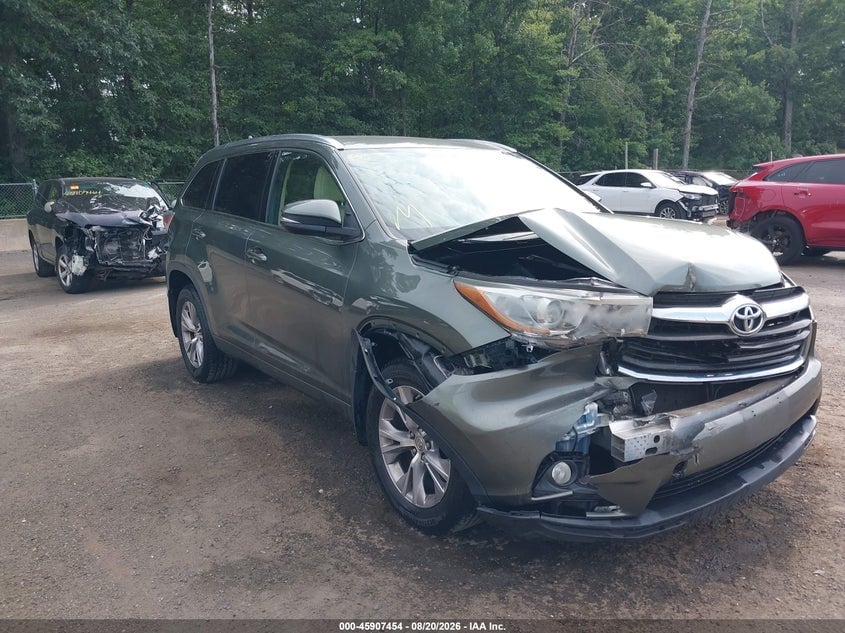 2015 TOYOTA HIGHLANDER XLE V6 | 5TDJKRFH9FS112317 | UPCARS