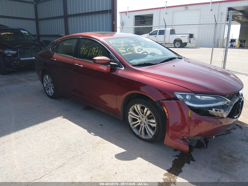 2016 CHRYSLER 200 LIMITED | 1C3CCCAB5GN104720 | UPCARS