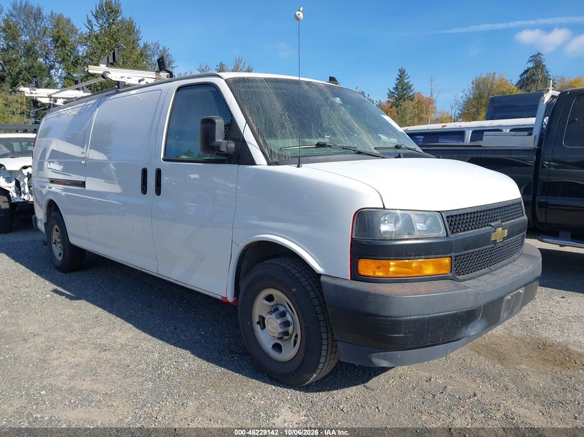 2021 CHEVROLET EXPRESS CARGO RWD 2500 EXTENDED WHEELBASE WT | 1GCWGBF71M1166825 | UPCARS
