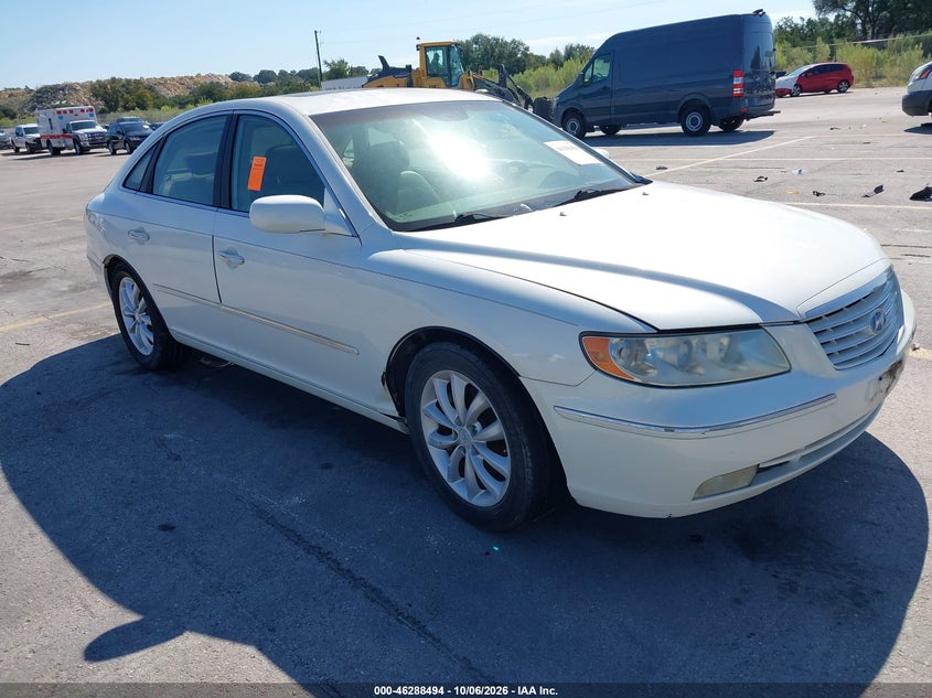 2006 HYUNDAI AZERA LIMITED/SE | KMHFC46F96A101332 | UPCARS