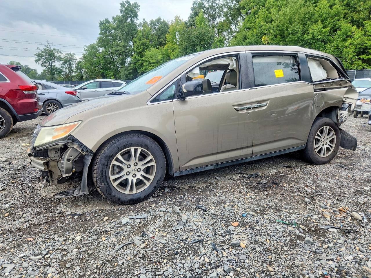 2013 HONDA ODYSSEY EXL | 5FNRL5H66DB070159 | UPCARS