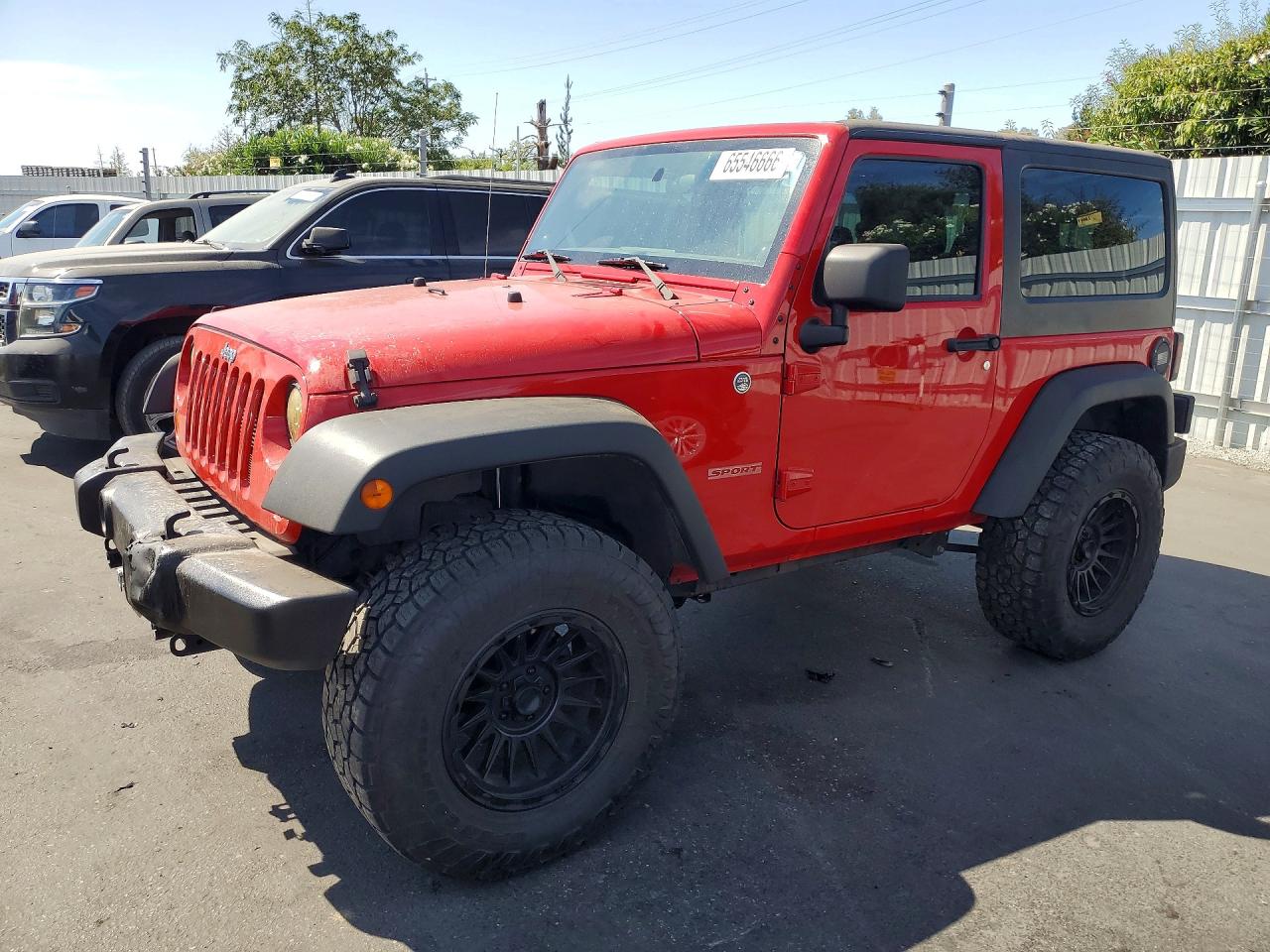 2012 JEEP WRANGLER SPORT | 1C4AJWAGXCL182888 | UPCARS