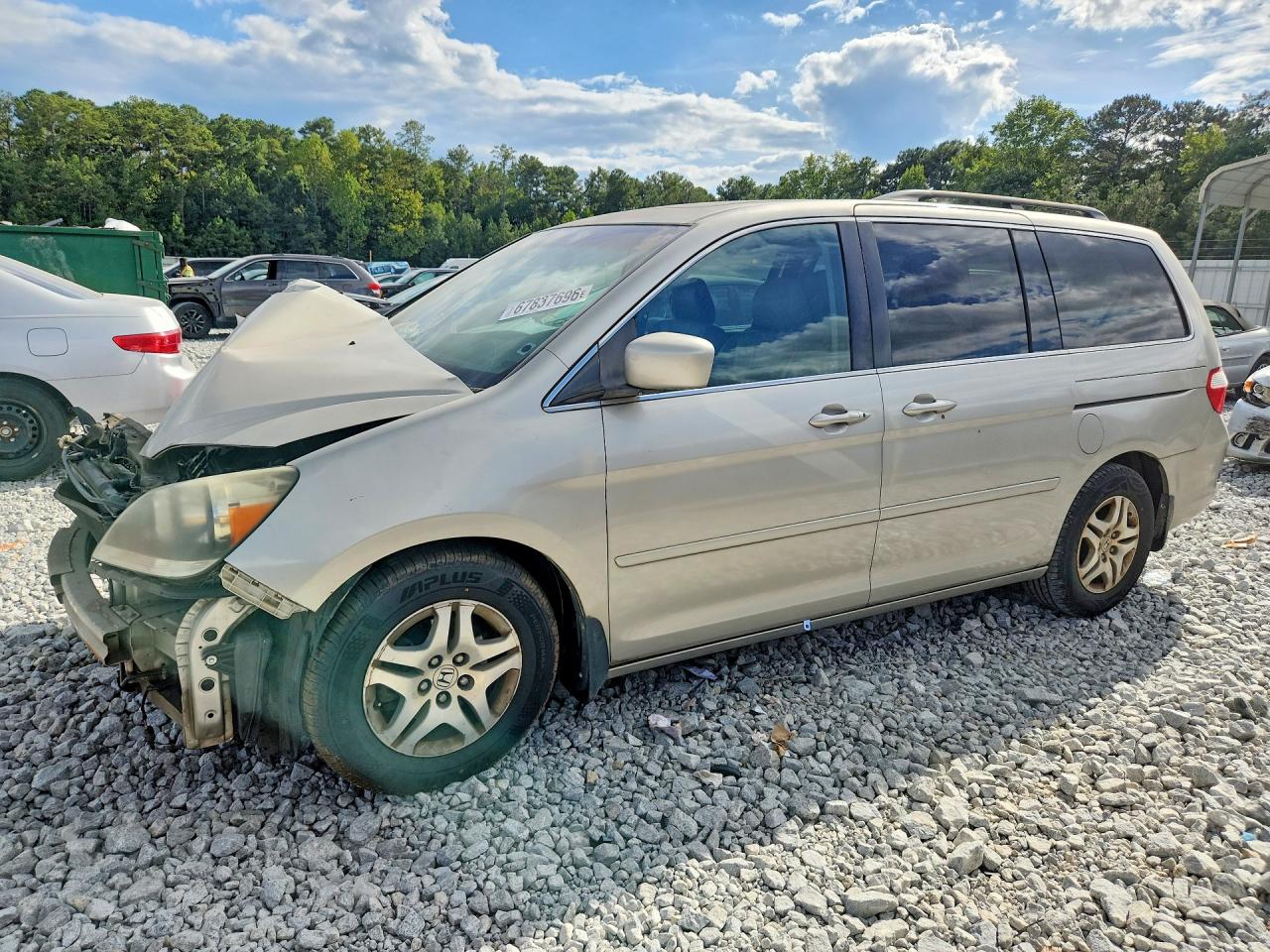 2007 HONDA ODYSSEY EXL | 5FNRL38757B089755 | UPCARS