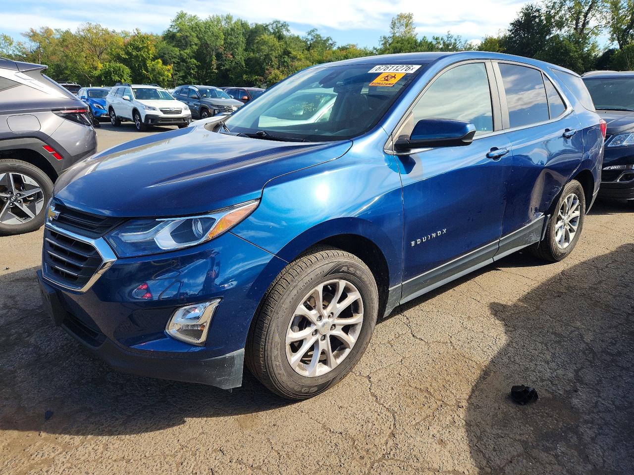 2021 CHEVROLET EQUINOX LT | 3GNAXUEV6ML355542 | UPCARS
