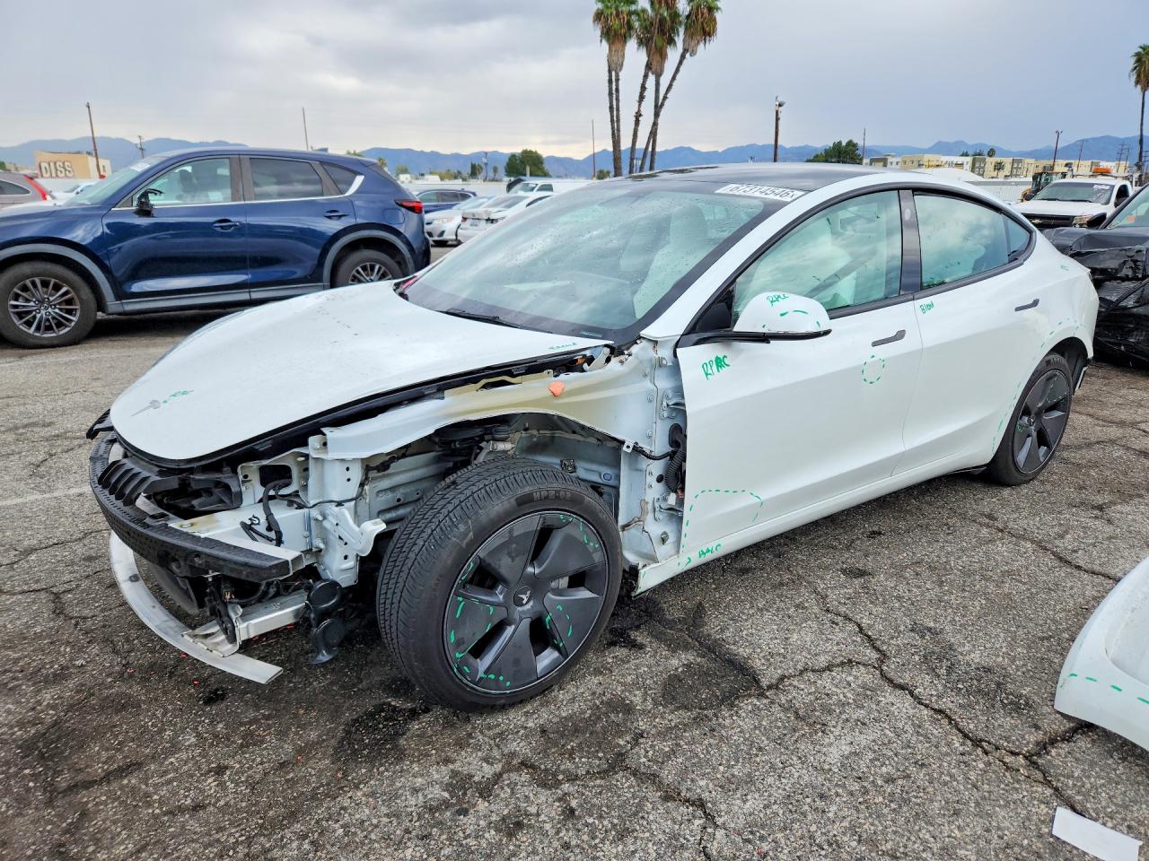 2022 TESLA MODEL 3 | 5YJ3E1EAXNF134223 | UPCARS