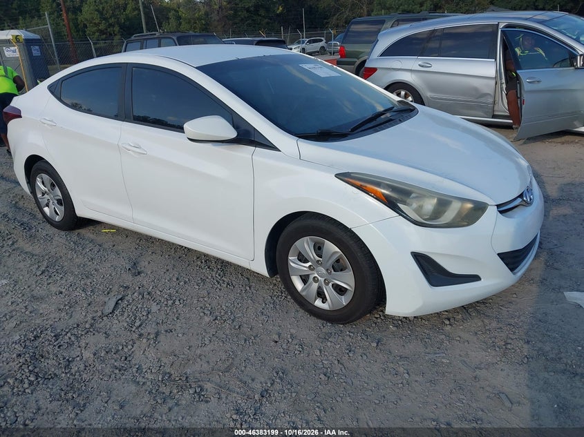 2016 HYUNDAI ELANTRA SE | 5NPDH4AE6GH690653 | UPCARS