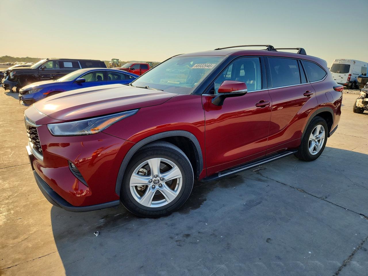 2021 TOYOTA HIGHLANDER LE | 5TDZZRAH5MS532031 | UPCARS