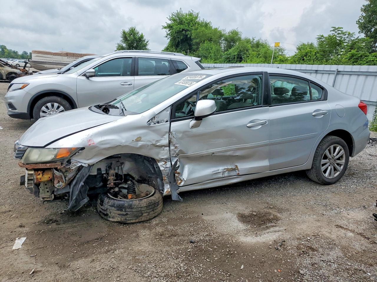 2012 HONDA CIVIC LX | 2HGFB2F51CH058316 | UPCARS
