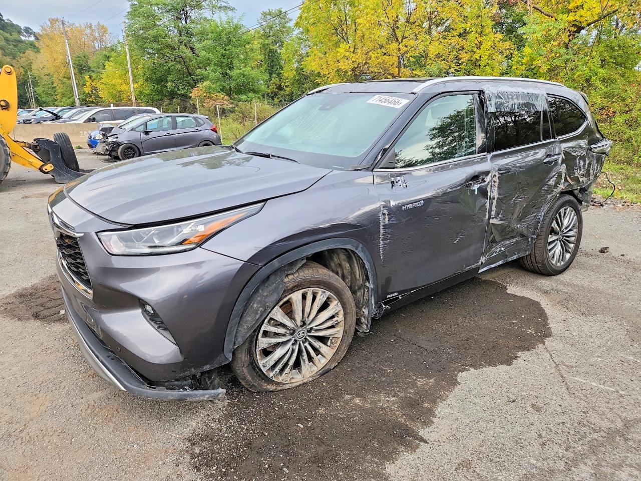 2021 TOYOTA HIGHLANDER HYBRID PLATINUM | 5TDEBRCH6MS031228 | UPCARS