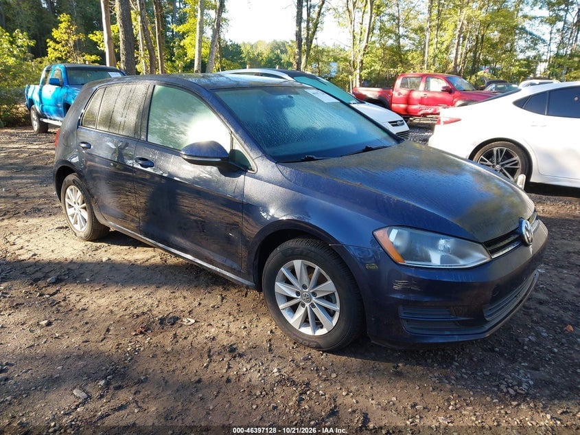 2016 VOLKSWAGEN GOLF TSI S 4-DOOR | 3VW117AU7GM025302 | UPCARS