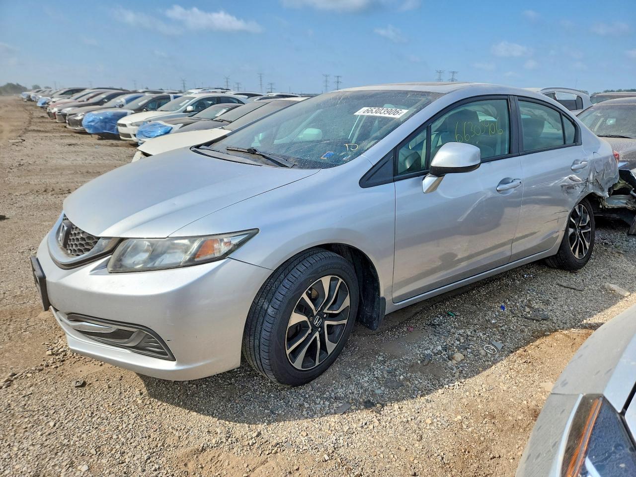 2013 HONDA CIVIC EX | 2HGFB2F81DH553773 | UPCARS