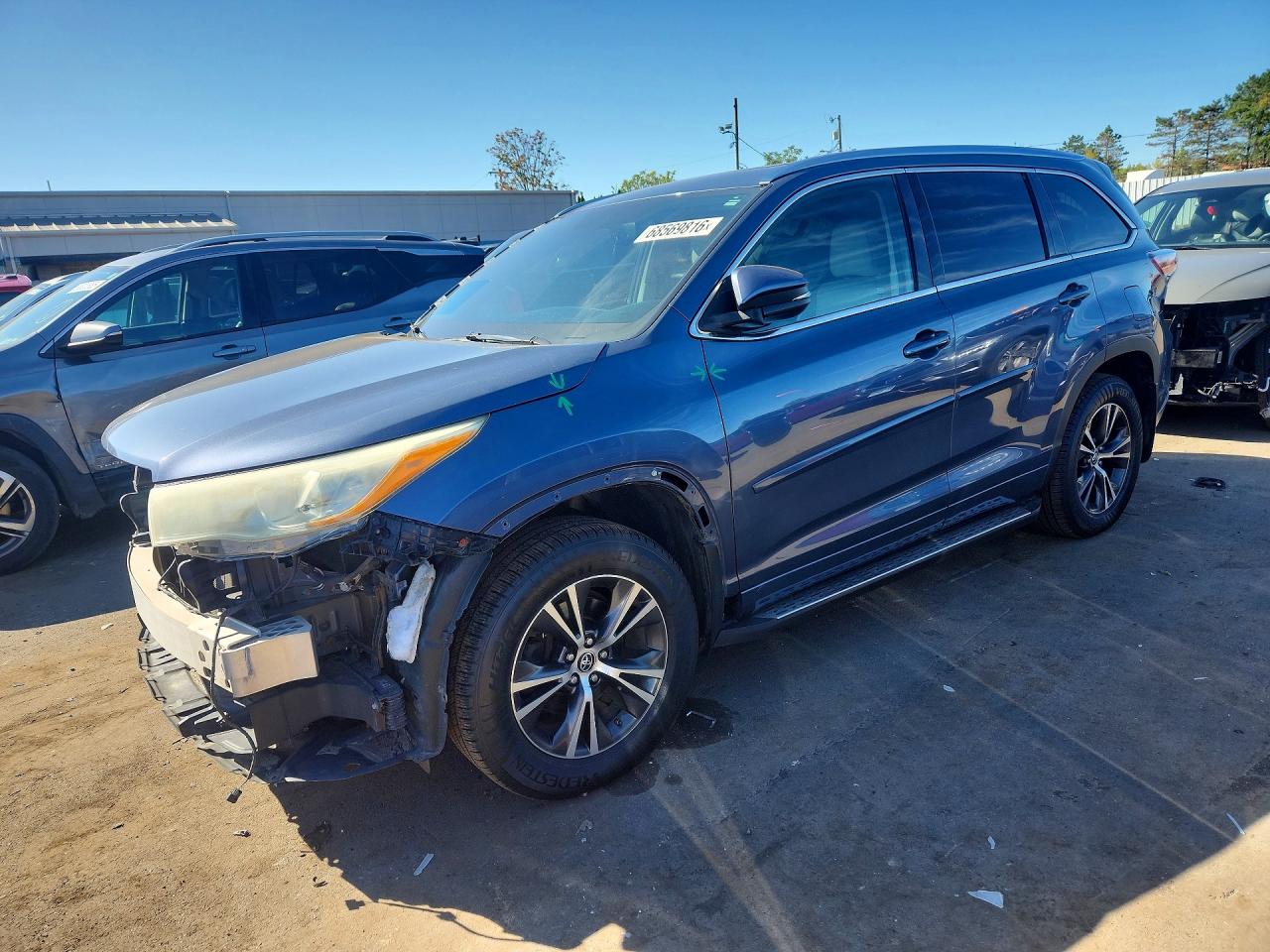 2016 TOYOTA HIGHLANDER XLE | 5TDJKRFH9GS249601 | UPCARS