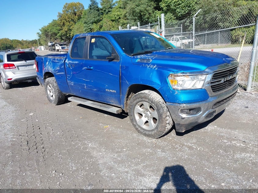 2021 RAM 1500 BIG HORN | 1C6SRFBT5MN554823 | UPCARS