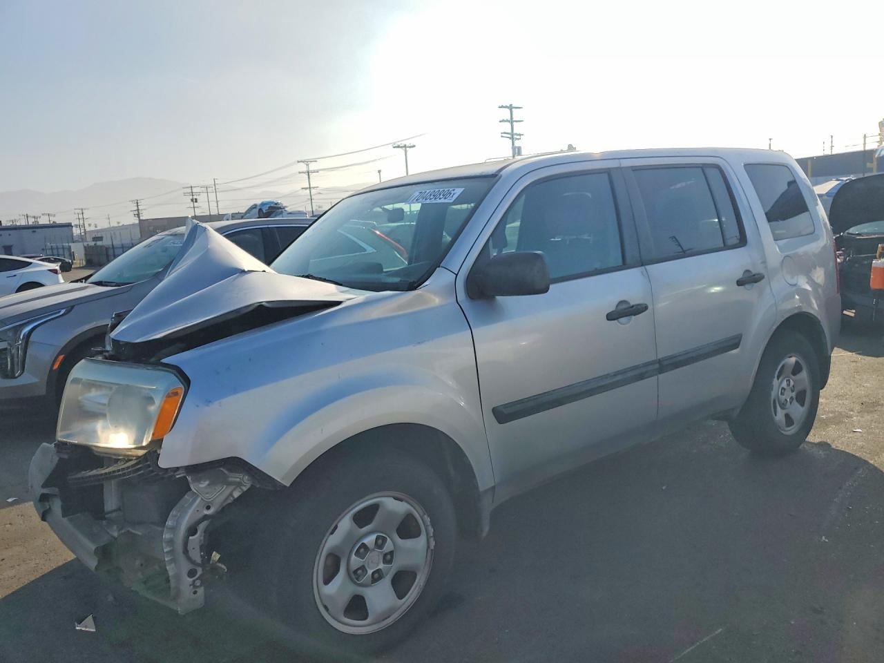 2013 HONDA PILOT LX | 5FNYF3H26DB035237 | UPCARS
