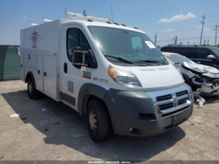 2017 RAM PROMASTER 3500 CUTAWAY LOW ROOF | 3C7WRVKG5HE542367 | UPCARS