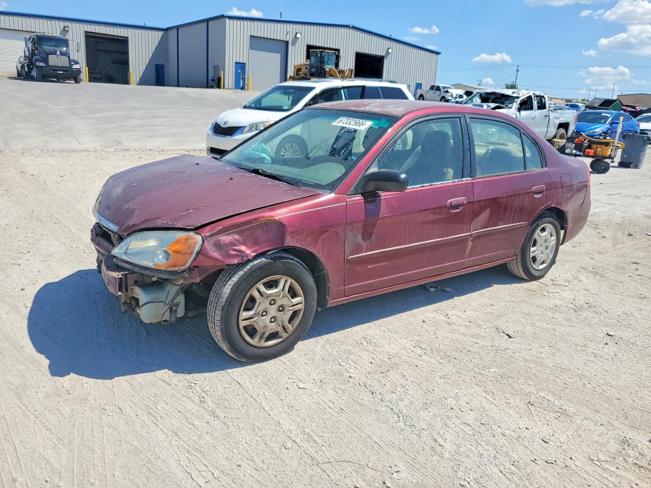 2002 HONDA CIVIC LX | 1HGES16562L071554 | UPCARS