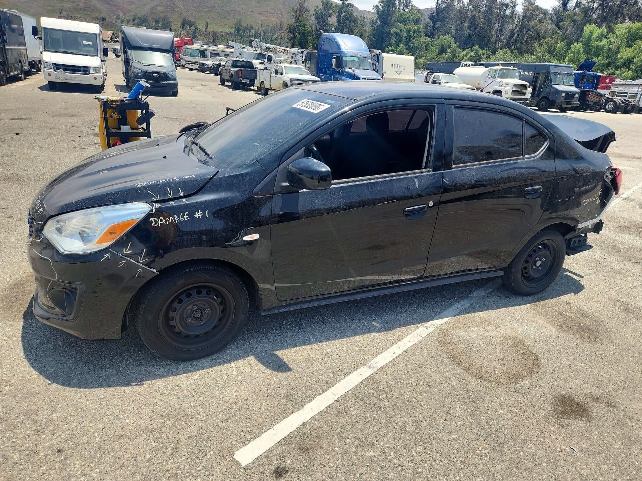 2020 MITSUBISHI MIRAGE G4 ES | ML32F3FJ6LHF06100 | UPCARS