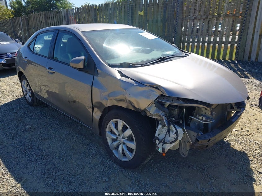 2016 TOYOTA COROLLA LE | 2T1BURHE8GC725962 | UPCARS