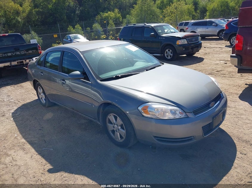 2008 CHEVROLET IMPALA LT | 2G1WT58K489216187 | UPCARS