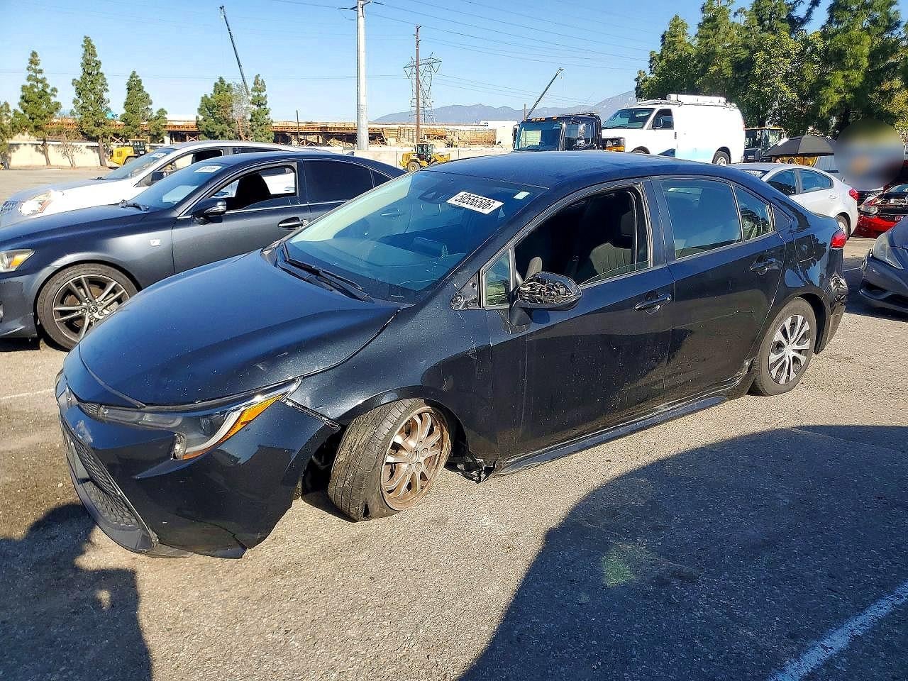 2022 TOYOTA COROLLA LE | JTDEAMDE9NJ036884 | UPCARS