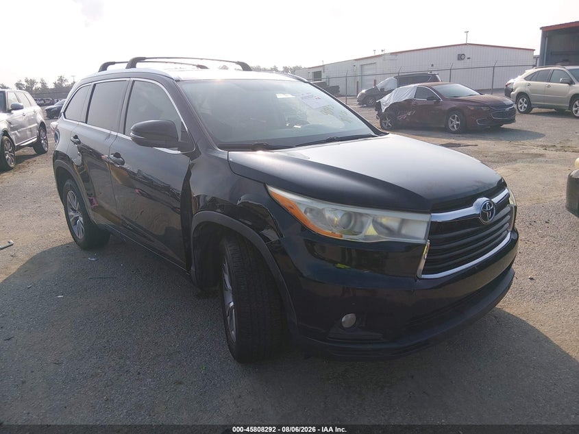 2014 TOYOTA HIGHLANDER XLE V6 | 5TDKKRFH6ES035182 | UPCARS