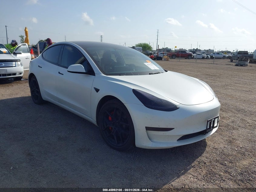 2022 TESLA MODEL 3 PERFORMANCE DUAL MOTOR ALL-WHEEL DRIVE | 5YJ3E1ECXNF254265 | UPCARS