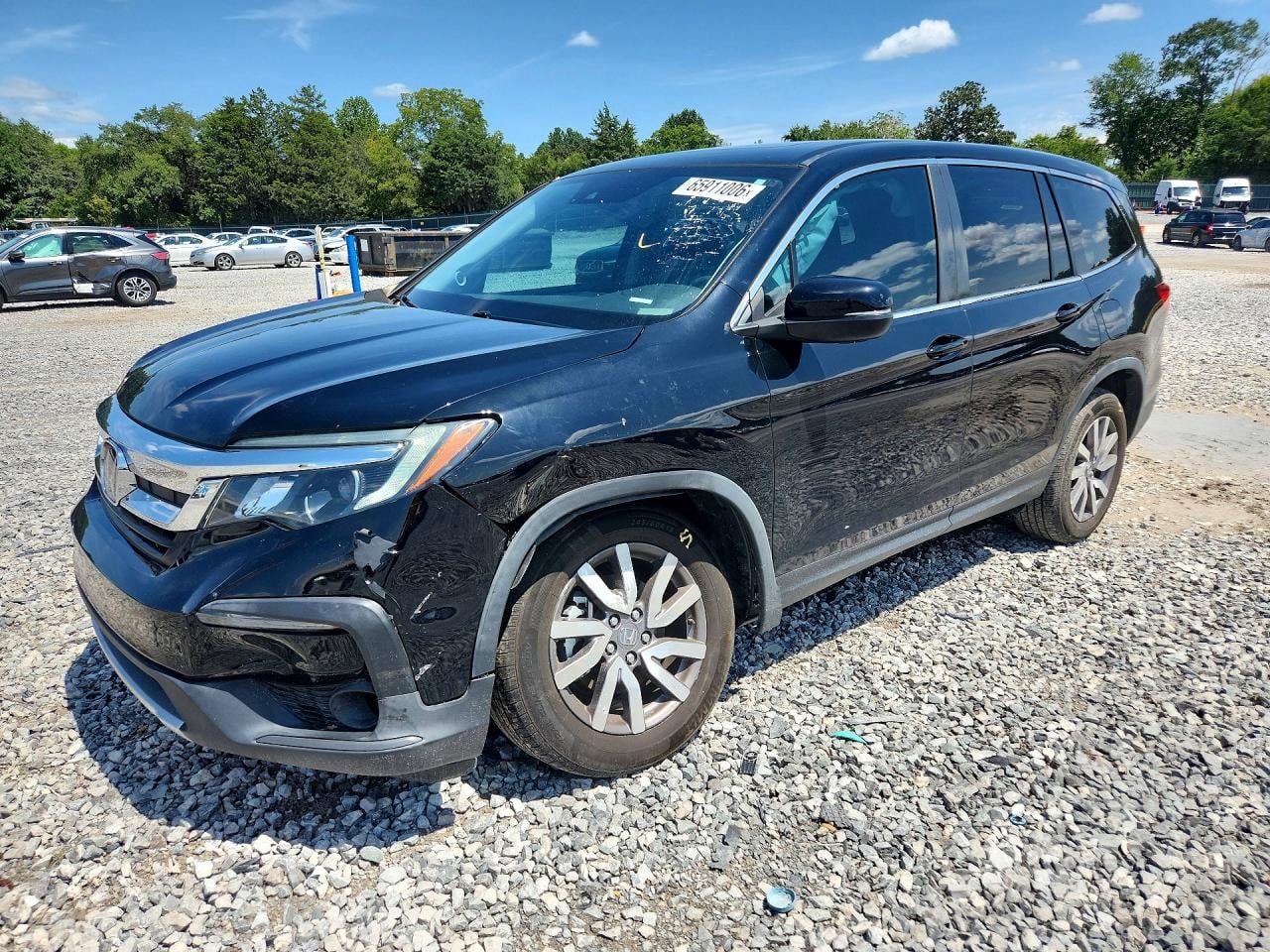 2021 HONDA PILOT EXL | 5FNYF5H51MB015225 | UPCARS
